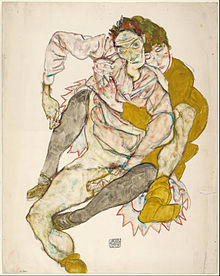 220px-Egon_Schiele_-_Seated_Couple,_1915_-_Google_Art_Project